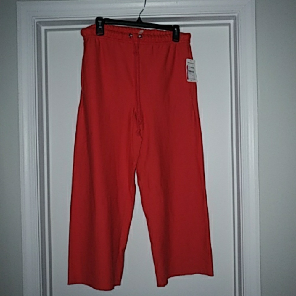 FP Movement cropped wide leg sweatpant.